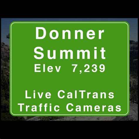 donner traffic cam